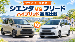 シエンタ vs フリード ハイブリッド比較子育て家族にはどっちがおすすめ?