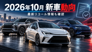 2026年10月版】国産・輸入車の新車動向と最新リコール情報|値引き・中古車相場も解説